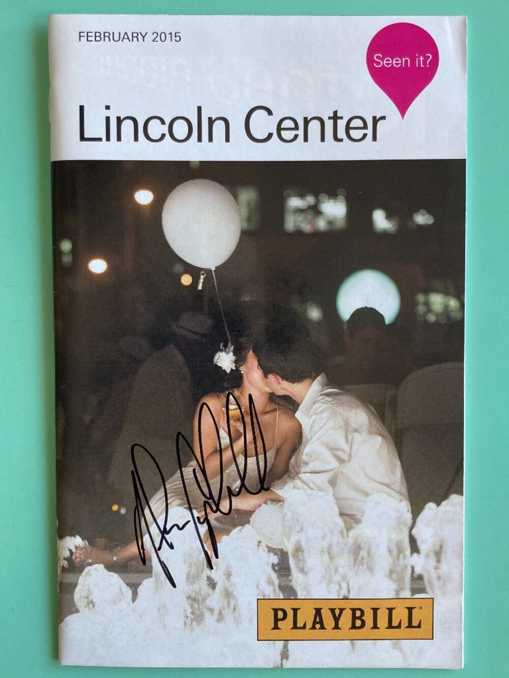 Alan Campbell (Only) Signed Playbill Parade Jeremy Jordan Joshua Henry Feb 2015